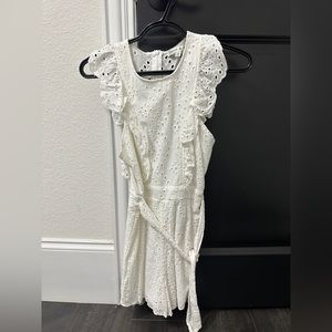 White lace romper